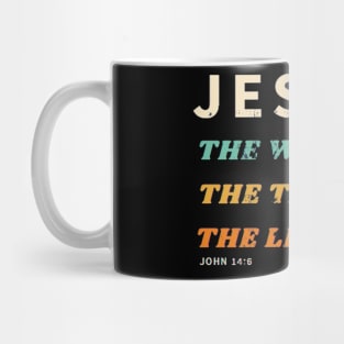 Jesus The Way The Truth The Life John Mug